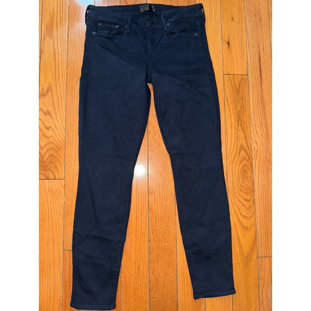 VINCE Women’s Coastal Cropped Ankle Legging Navy Blue Size 28 5 Pocket